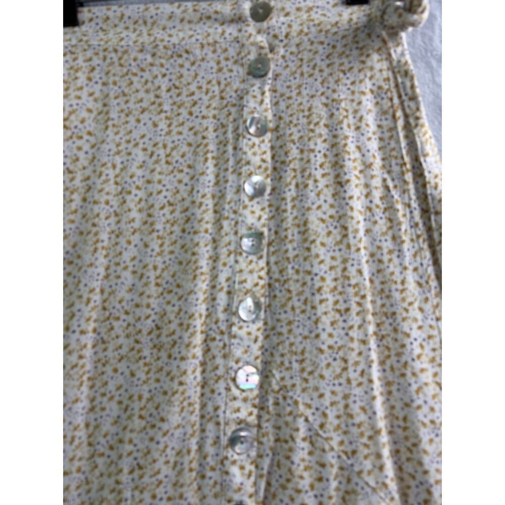 Little Lies Boho Cottagecore Floral High Low Midi Skirt - Size XS - Picture 6 of 10